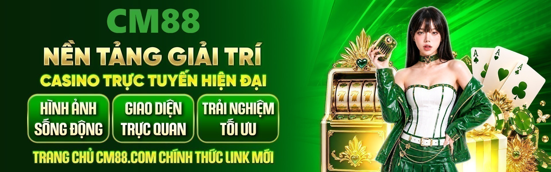 CM88 mang đến không gian giải trí đa dạng với casino, thể thao và nổ hũ hiện đại, phù hợp nhiều phong cách chơi.